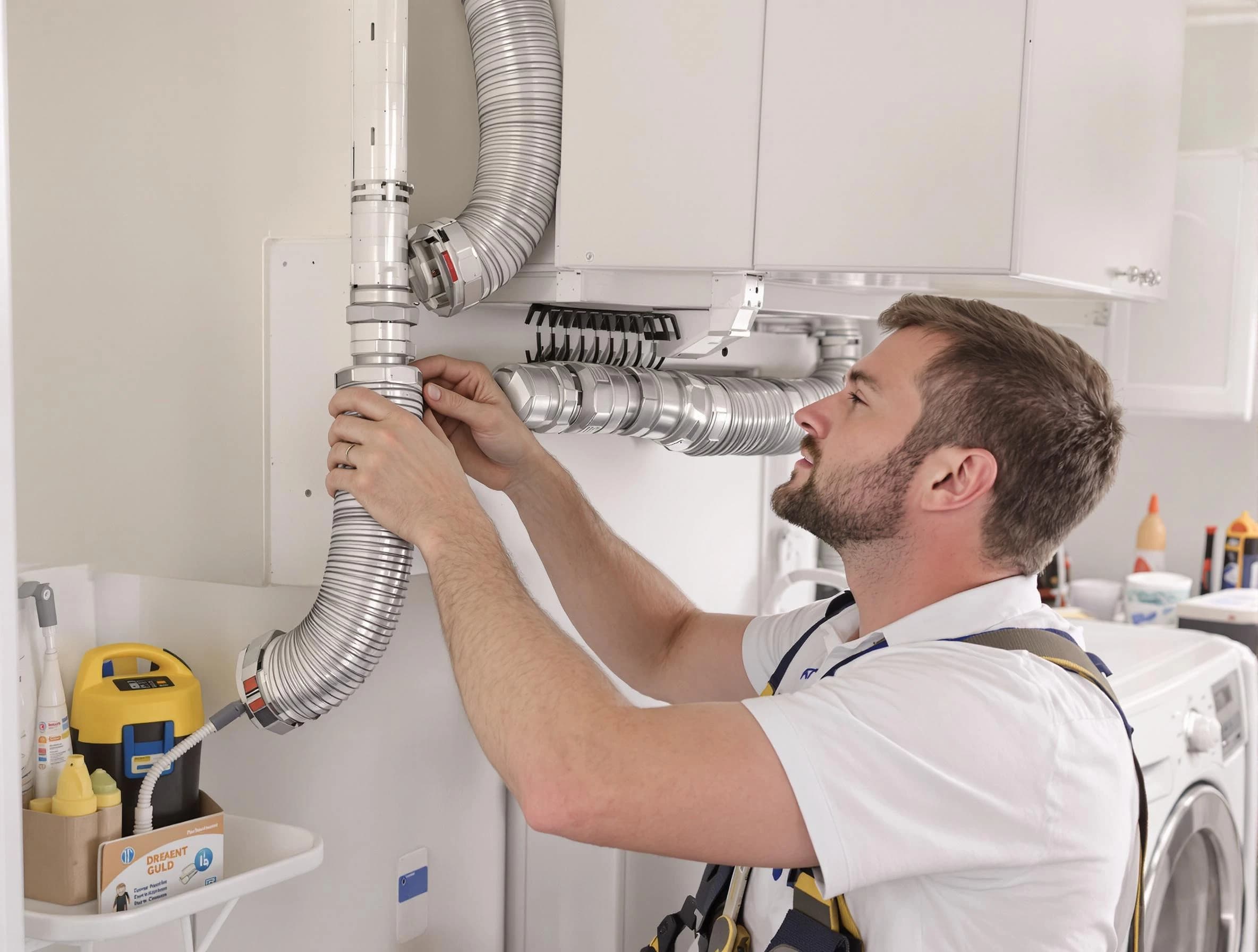 Professional dryer vent repair and installation by Douglasville Dryer Vent Cleaning in Douglasville